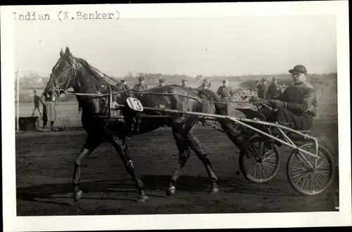 Ak Rennpferd Indian, Jockey W. Benker