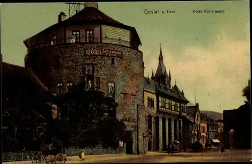 Ak Goslar in Niedersachsen, Hotel Achtermann