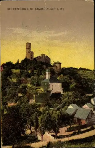 Ak Sankt Goarshausen Rheinland Pfalz, Ortsansicht, Reichenberg