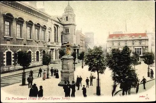 Ak Kanalinsel Jersey, The Parliament House and Royal Square