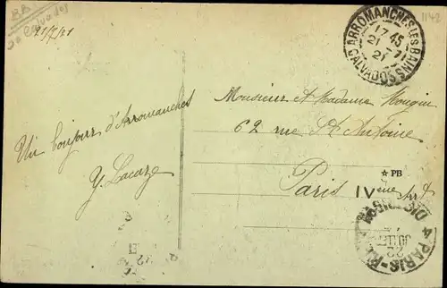 Ak Arromanches Calvados, Vue générale