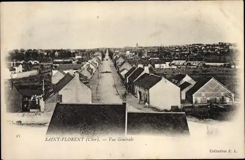 Ak Saint Florent Cher, Vue générale