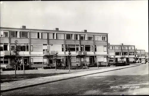 Ak Meppel Drenthe Niederlande, Heinsiusstraat