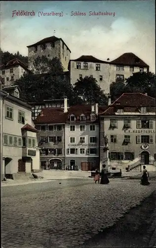 Ak Feldkirch Vorarlberg, Schloss Schattenburg