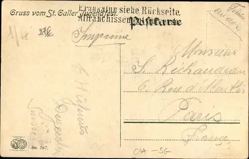 Ak Frankreich, Jugendfest