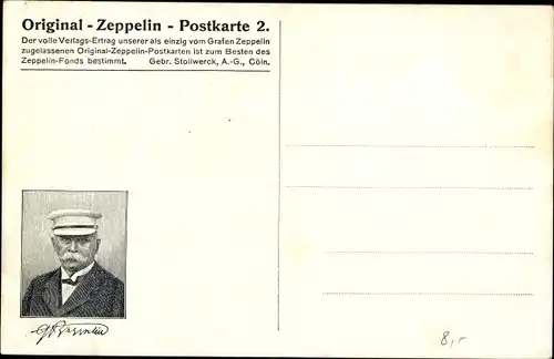 Künstler Ak Bâle Basel Stadt Schweiz, Panorama vom Ort, Luftschiff, Graf Zeppelin