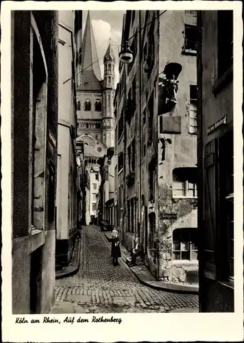 Ak Köln am Rhein, Ortsansicht, Auf dem Rothenberg