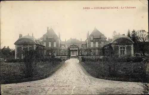 Ak Courquetaine Seine et Marne, Le Chateau