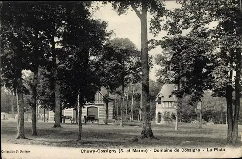 Ak Chevry Cossigny Seine et Marne, Domaine de Cossigny, La Plata