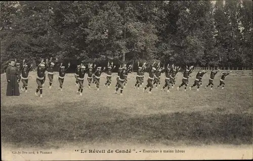 Ak Cande Maine et Loire, Reveil, Exercices a mains libres