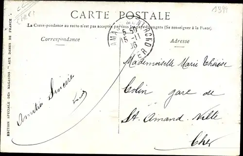 Ak Bourges Cher, Boulevard Gambetta