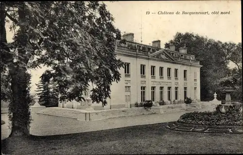 Ak Rocquencourt Yvelines, Chateau