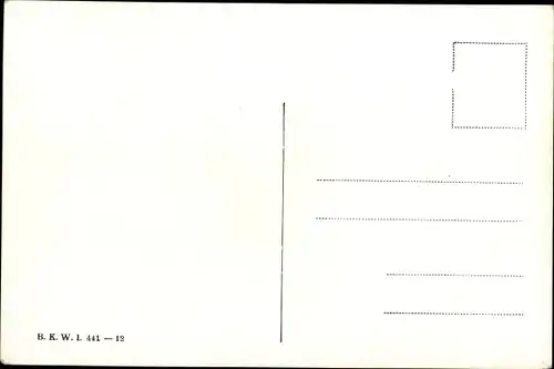 Künstler Ak Stadttypen Wien, Mann im Uniformmantel, BKWI 441-12