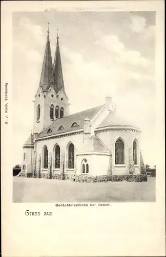 Ak Idstedt in Schleswig Holstein, Gedächtniskirche