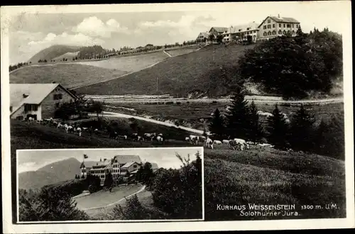 Ak Oberdorf Kanton Solothurn, Kurhaus Weissenstein, Panorama