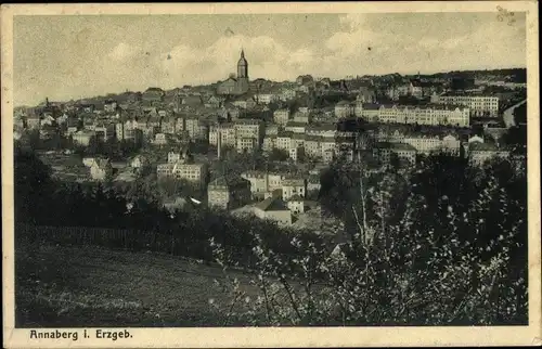 Ak Annaberg Buchholz Erzgebirge, Panorama