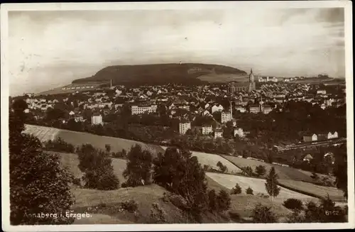 Ak Annaberg Buchholz Erzgebirge, Panorama