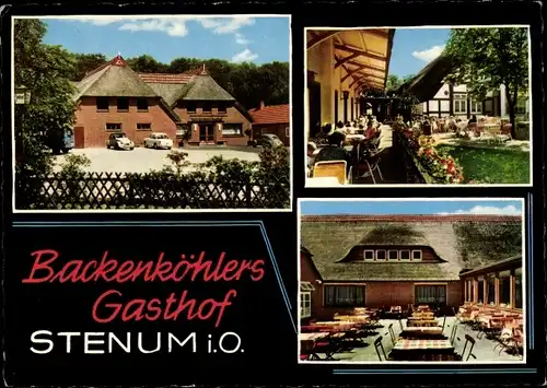 Ak Stenum Ganderkesee Niedersachsen, Backenköhlers Gasthof