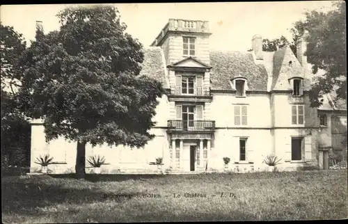 Ak Bernieres sur Mer Calvados, Chateau