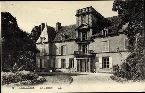 Ak Bernieres sur Mer Calvados, Le Chateau