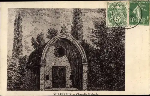 Künstler Ak Villepreux Yvelines, Chapelle Saint Jouin