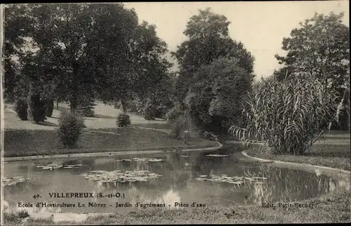 Ak Villepreux Yvelines, Ecole d'Horticulture Le Notre, Jardin d'agrement, Piece d'eau