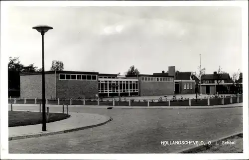 Ak Hollandscheveld Drenthe Niederlande, O.L. School