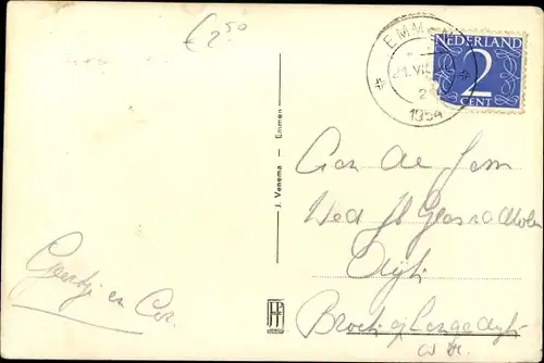 Ak Emmen Drenthe Niederlande, Enkalon