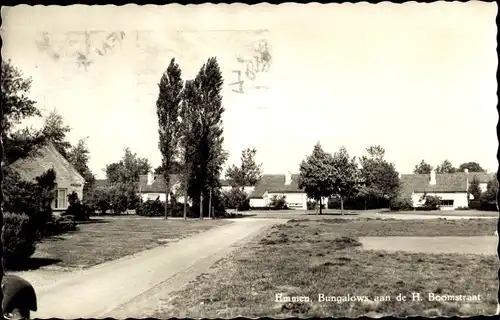 Ak Emmen Drenthe Niederlande, Bungalows aan de H. Boomstraat