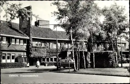 Ak Emmen Drenthe Niederlande, Lyceum, Diaconessenhuis