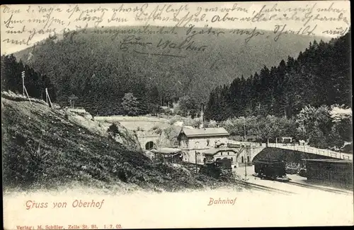 Ak Oberhof im Thüringer Wald, Bahnhof