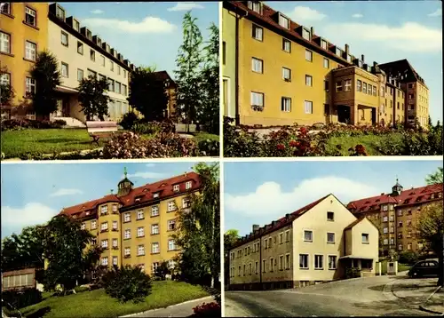 Ak Gunzenhausen im Fränkischen Seenland, Stiftung Hensoltshöhe, Häuser, Außenansichten