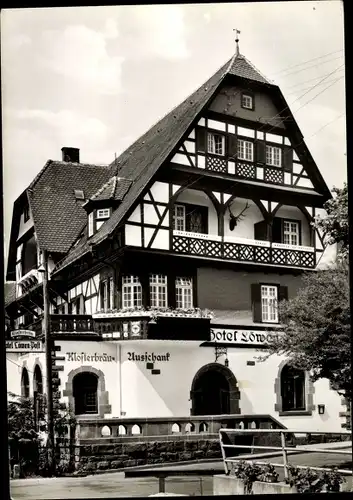 Ak Alpirsbach im Kreis Freudenstadt, Hotel Löwen Post