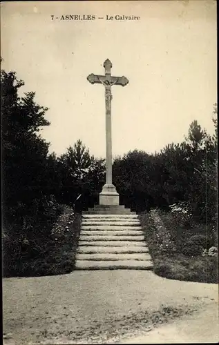 Ak Asnelles Calvados, Le Calvaire