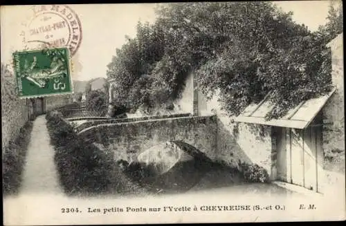 Ak Chevreuse Yvelines, Les petits Ponts sur l'Yvette