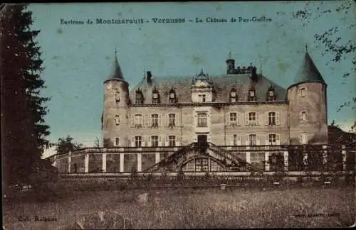 Ak Vernusse Allier, Le Chateau de Puy Guillon, vue de face