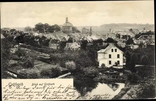 Ak Gräfrath Solingen in Nordrhein Westfalen, Blick auf den Ort