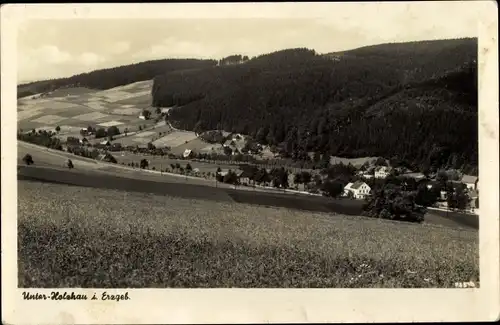 Ak Unter Holzhau Rechenberg Bienenmühle Erzgebirge, Panorama