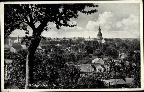 Ak Königsbrück in Sachsen, Teilansicht der Siedlung