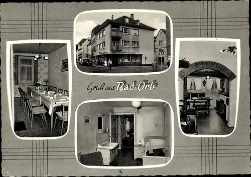 Ak Bad Orb in Hessen, Pension Haus Weisbecker, Innenansichten