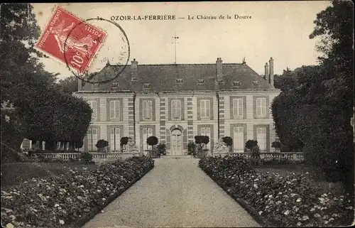 Ak Ozoir la Ferrière Seine et Marne, Chateau de la Doutre
