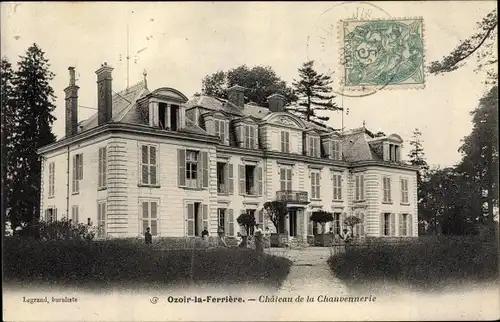 Ak Ozoir la Ferrière Seine et Marne, Chateau de la Chauvennerie