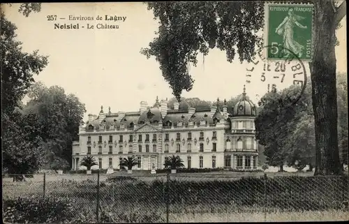 Ak Noisiel Seine-et-Marne, Le Chateau