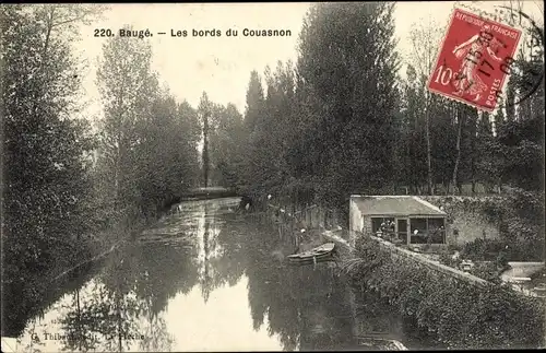 Ak Baugé Maine et Loire, Les bords du Couasnon