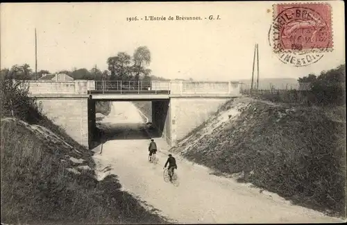 Ak Brevannes Val de Marne, L'Entree