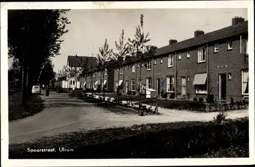 Ak Ulrum Groningen Niederlande, Spoorstraat