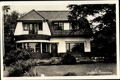 Foto Ak Oldekerk Groningen Niederlande, Doktershuis