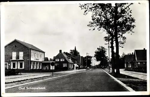 Foto Ak Schoonebeek Drenthe Niederlande, Straßenpartie