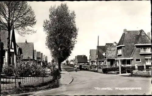 Foto Ak Nieuwolda Groningen Niederlande, Wagenborgerweg