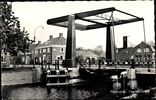 Foto Ak Nieuwolda Groningen Niederlande, Hoofdstraat